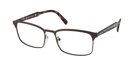 prada pr54wv|Prada PR 54WV Rectangle Eyeglasses .